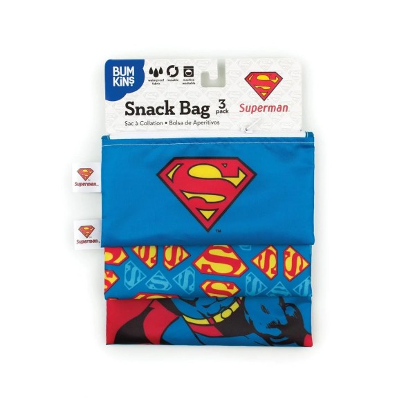 Sac à Collations (lot de 3) - Superman