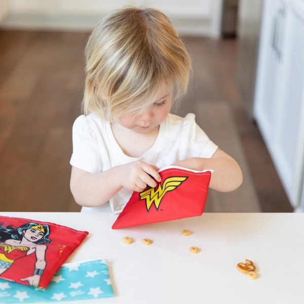 Sac à Collations (lot de 3) - Wonder Woman