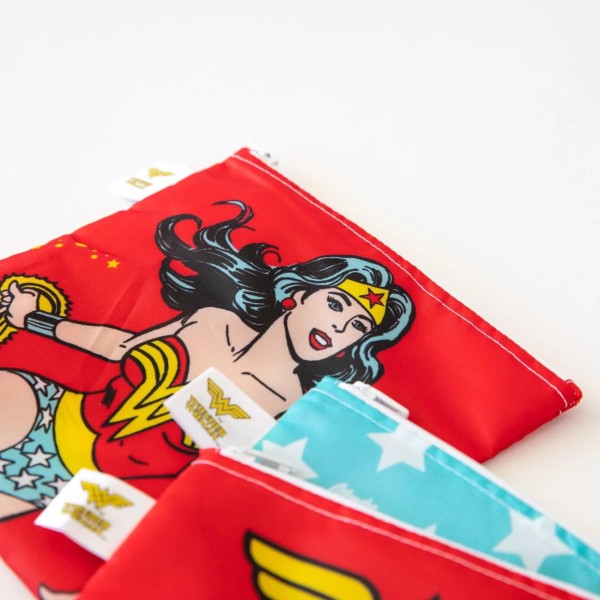 Sac à Collations (lot de 3) - Wonder Woman