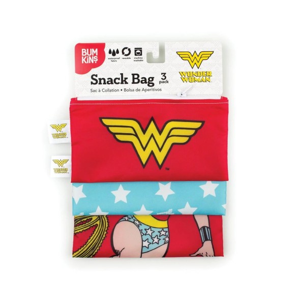 Sac à Collations (lot de 3) - Wonder Woman