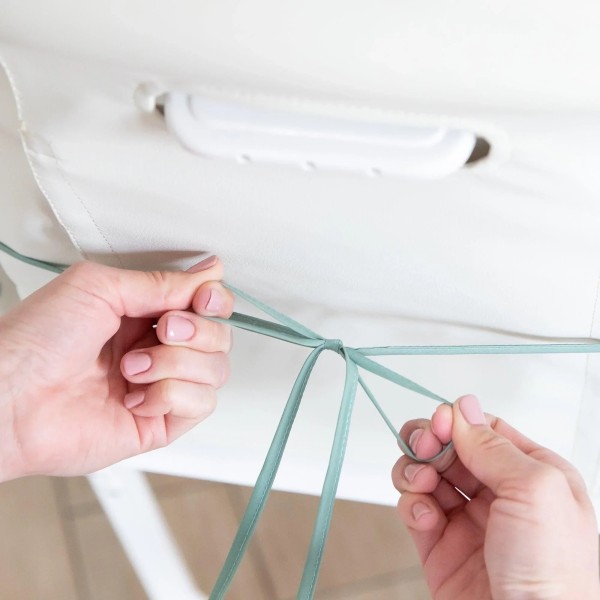 Bavoir à manches compagnon de plateau - Floral