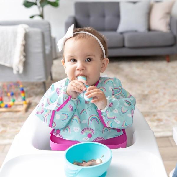 Swap pocket bib - Unicorns & Rainbows