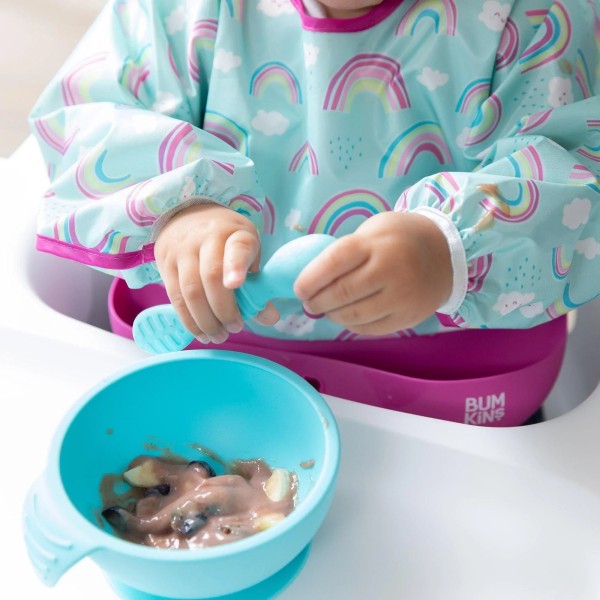 Swap pocket bib - Unicorns & Rainbows