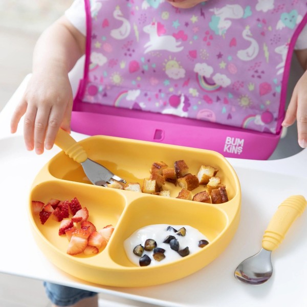 Swap pocket bib - Unicorns & Rainbows