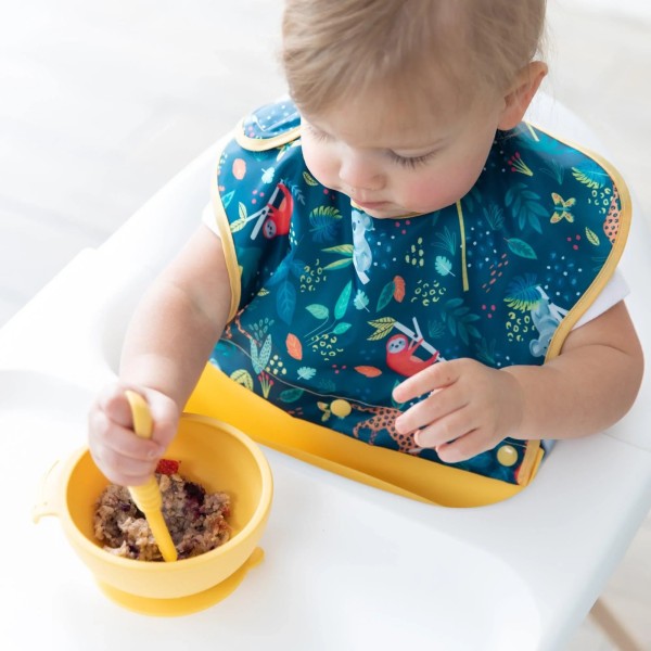 Swap pocket bib - Jungle & Animal Prints