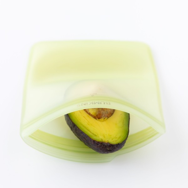 Siliconen herbruikbare zakjes (2 stuks) - Groen Jelly