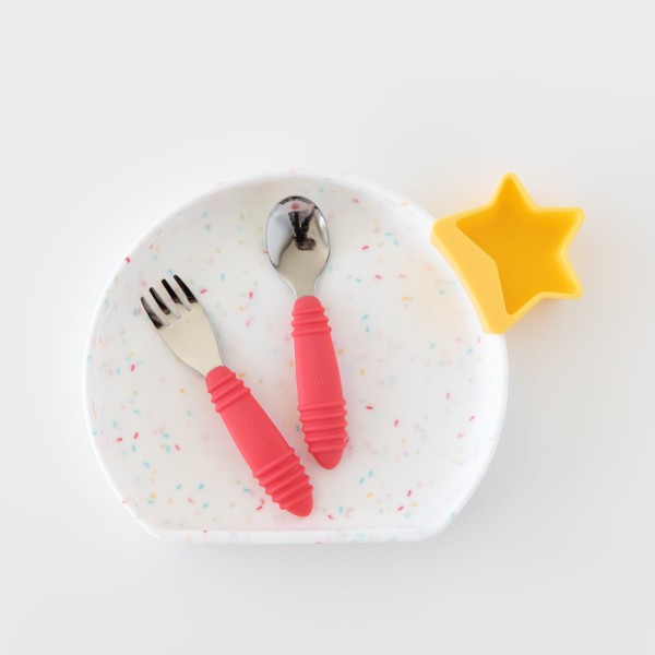 Silicone grip plate - Vanilla Sprinkle