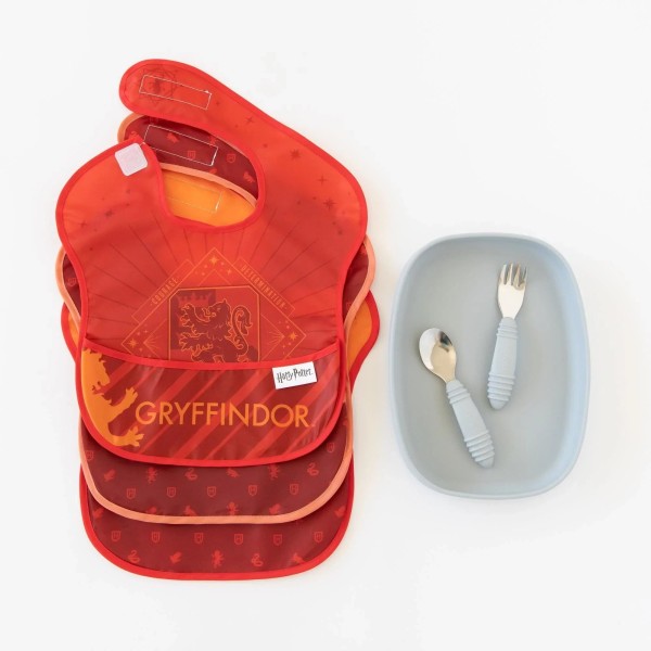 SuperBib® Bavoir pour Bébé (3 paquet) - Harry Potter™ Gryffindor™