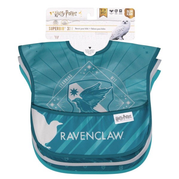 SuperBib® Baby Slab (3 stuks) - Harry Potter™ Ravenclaw™