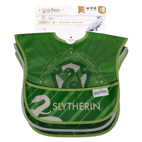 SuperBib® Baby Slab (3 stuks) - Harry Potter™ Slytherin™