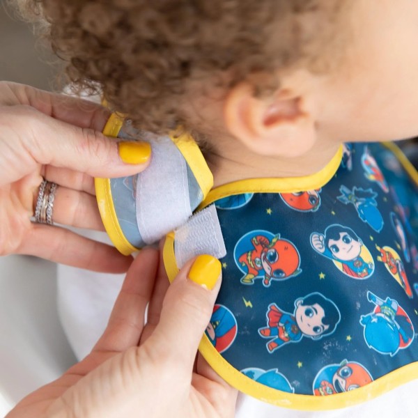 SuperBib® Bavoir pour Bébé - 6-24 mois (3 paquet) - Super Friends Breakthrough