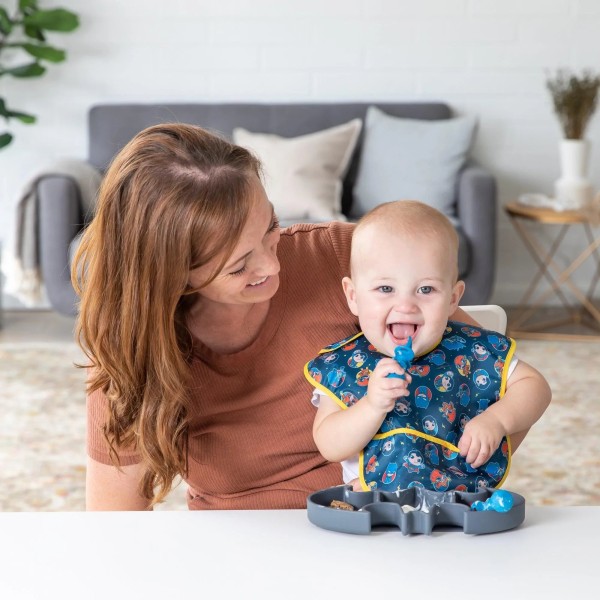 SuperBib® Bavoir pour Bébé - 6-24 mois (3 paquet) - Super Friends Breakthrough