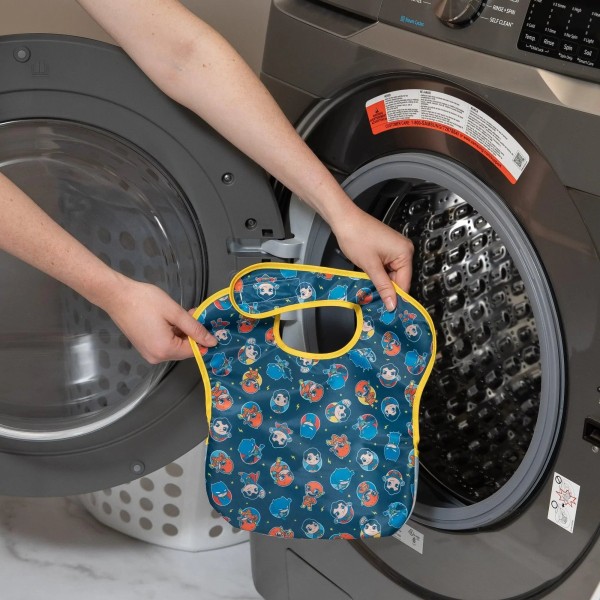 SuperBib® Bavoir pour Bébé - 6-24 mois (3 paquet) - Super Friends Breakthrough