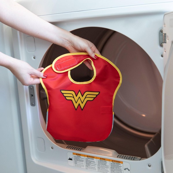 SuperBib® Bavoir pour Bébé - 6-24 mois (2 paquet) - Wonder Woman