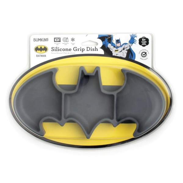 Plato adherente de silicona - DC Comics - Batman - Grey