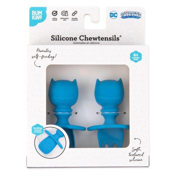 Chewtensils® aus Silikon - DC Comics - Batman - Blue