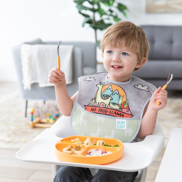 SuperBib® Babero para Bebés - No Prob-Llama