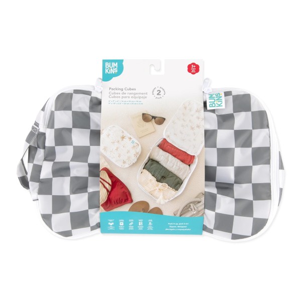 Cubes de rangement (2 paquet) - Charcoal Check