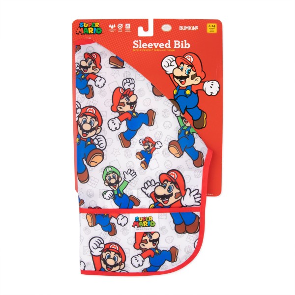 Sleeved Bib - Nintendo® Super Mario™ & Luigi