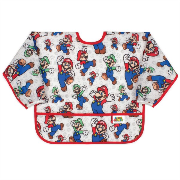 Sleeved Bib - Nintendo® Super Mario™ & Luigi