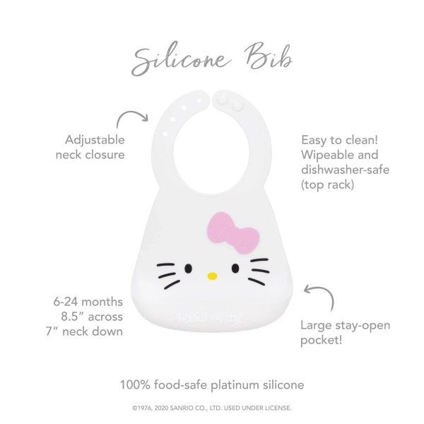 Babero de Silicona - 6-24 meses - Hello Kitty®