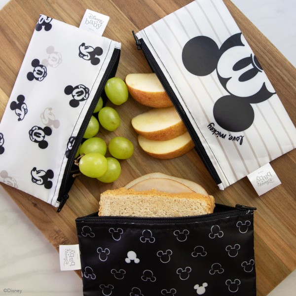 Herbruikbare snackzakjes (3 stuks) - Disney Love, Mickey