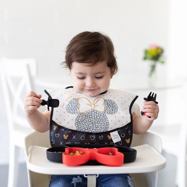 SuperBib® Babero para bebés (3 paquete) - Disney Love, Minnie