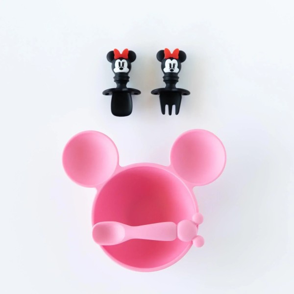 Chewtensils® Ustensiles en silicone - Disney Minnie Mouse