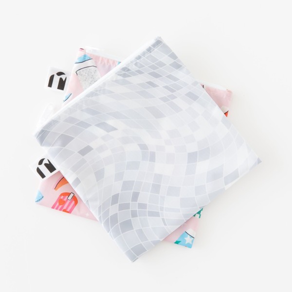 Herbruikbaar Snackzakje - Large (2 stuks) - Disco Boots