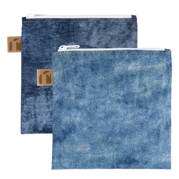 Sac à Collations - Grand (2 paquet) - Denim on Denim