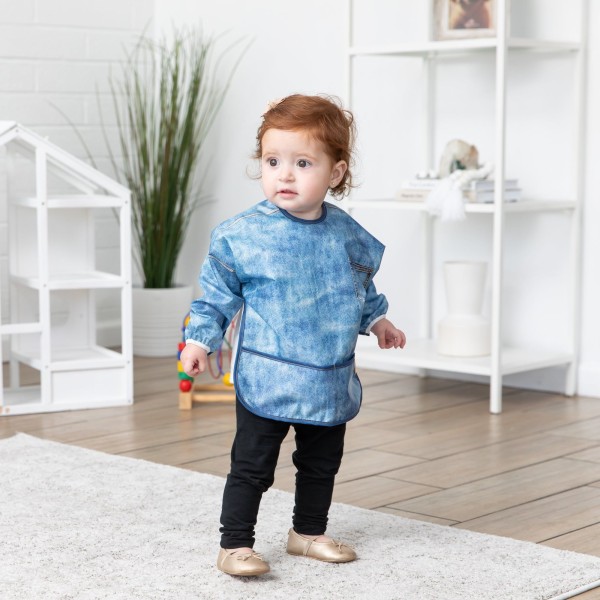 Bavoir à Manches - Vintage Denim