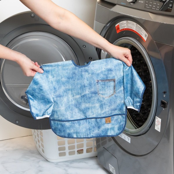 Bavoir à Manches - Vintage Denim