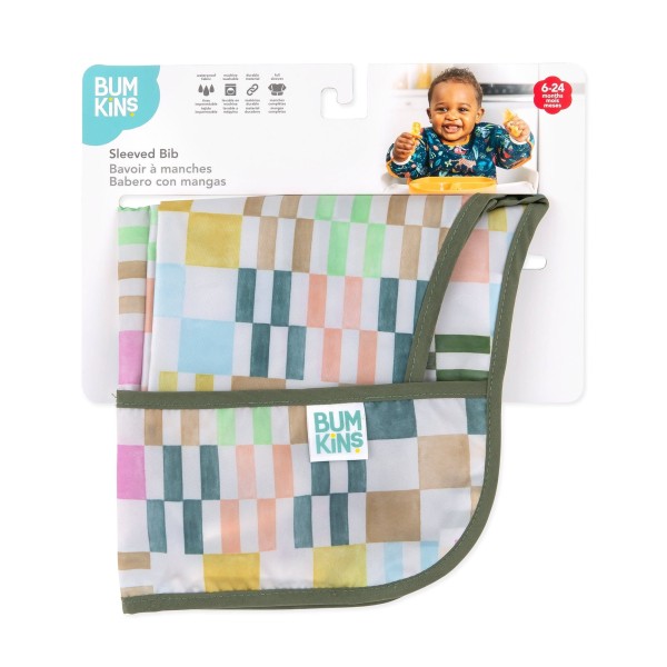 Sleeved Bib - Motley Check
