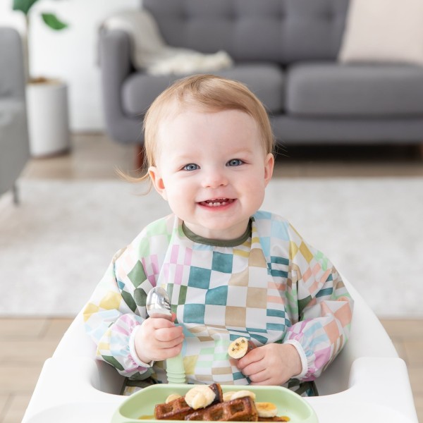 Sleeved Bib - Motley Check