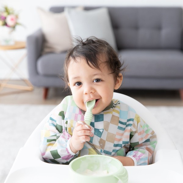 Sleeved Bib - Motley Check