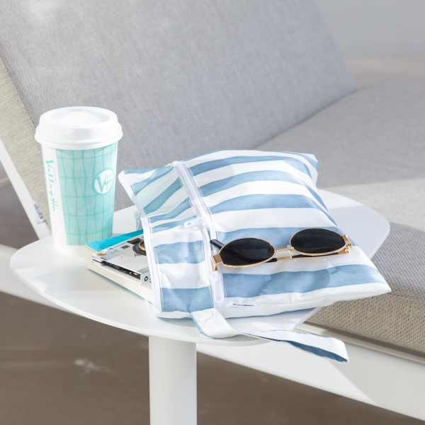 Pochette Imperméable / Étanche - Nautical Stripe