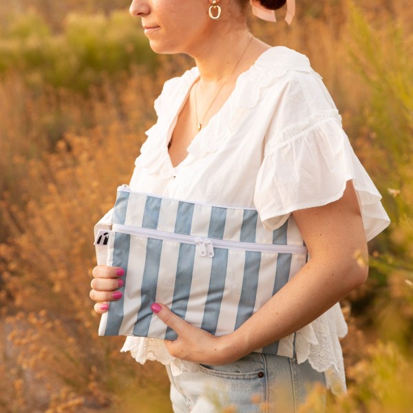 Pochette Imperméable / Étanche - Nautical Stripe