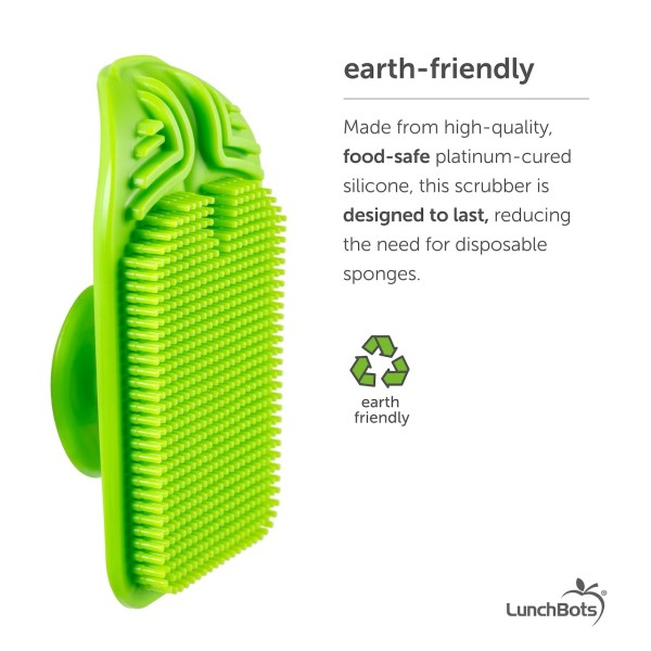 Éponge Alimentaire en Silicone Platine - Light Green