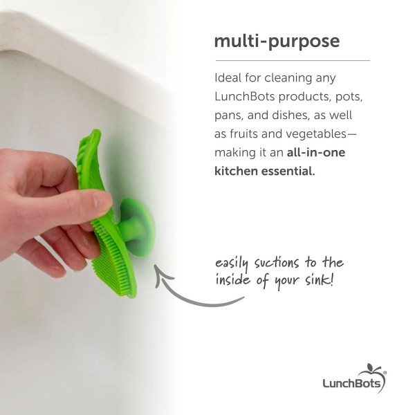 Éponge Alimentaire en Silicone Platine - Light Green