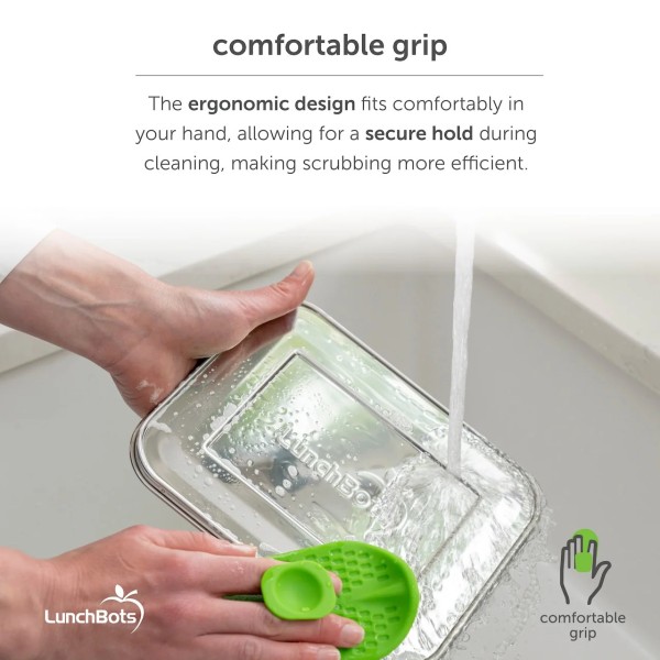 Éponge Alimentaire en Silicone Platine - Light Green