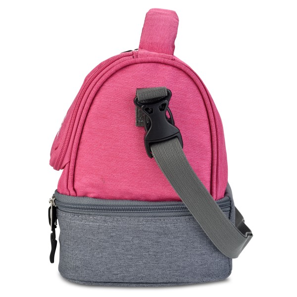 Geïsoleerde duplex lunchtas - Roze