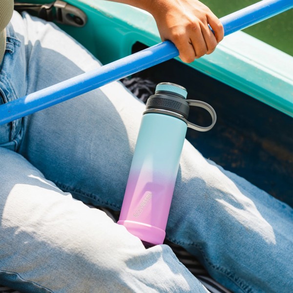 The Boulder - TriMax® Insulated Stainless Steel Bottle - 591ml - Lavender Fields