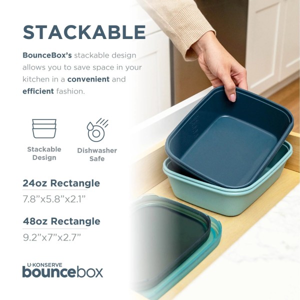 BounceBox Rechthoek 48oz / 1420ml - Night Harvest