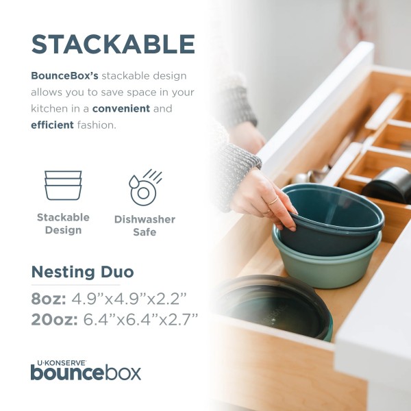 BounceBox Round 20oz / 600ml - Seafoam