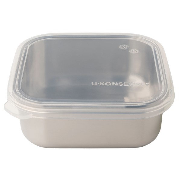 Square Food Storage Container - Small 15oz / 450ml - Transparente