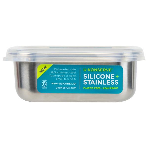 Square Food Storage Container - Small 15oz / 450ml - Transparente