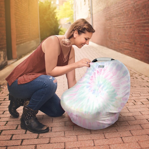 Itzy Ritzy - Mom Boss® 4-in-1 borstvoedingsdoek - Tie Dye