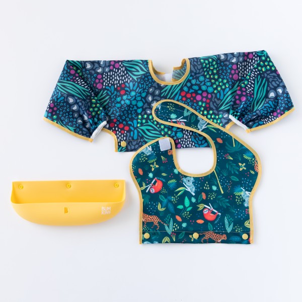 Swap pocket bib - Jungle & Animal Prints