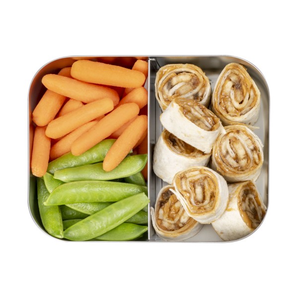 Medium Duo - 2-compartiments Boîte à Bento en Acier Inoxydable - Vert