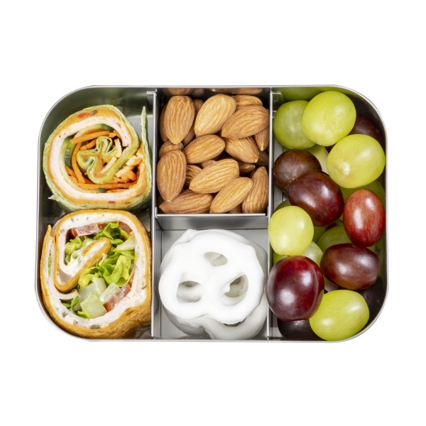Small Protein Packer - 4-Fach Mini Bento-Box aus Edelstahl - Edelstahl